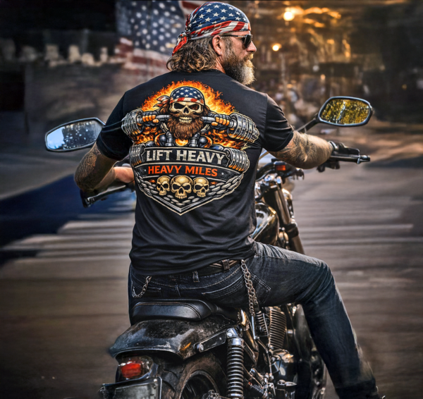 Lift Heavy Heavy Miles Back man